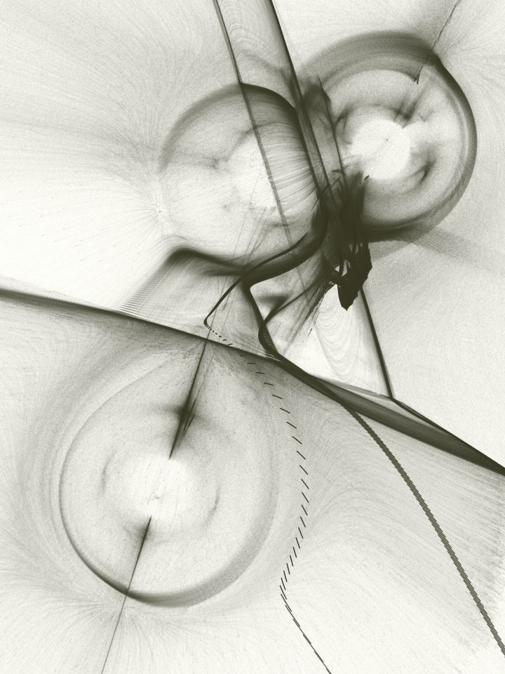 animation showing detail image of 'Edge of Space' by Robert Baker